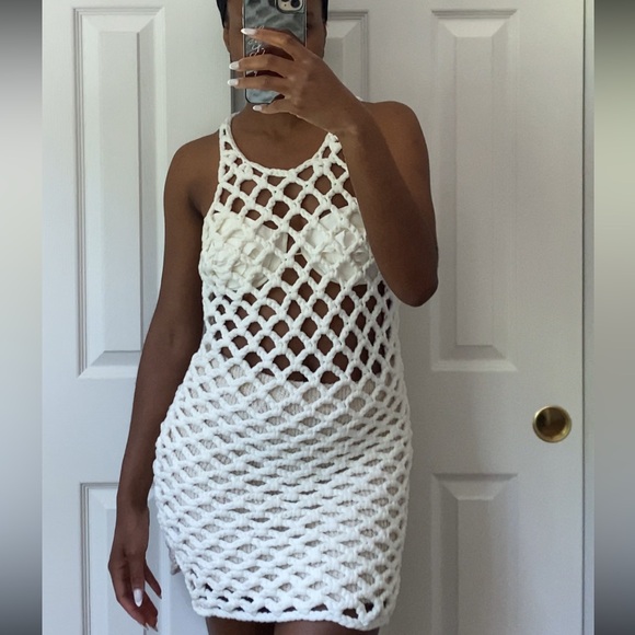 H&M studio mesh knit dress - Picture 6 of 8